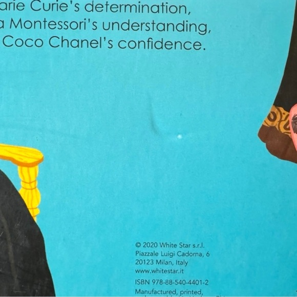 WONDER WOMEN Illustrated Hardcover Book | Frida Kahlo, Coco Chanel, Marie Curie - Picture 10 of 11